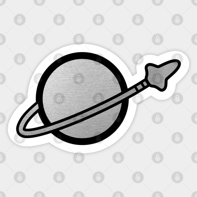 Space Lego Silver version Sticker by SpaceRockLab